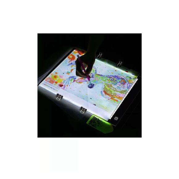 A4 Ultra-Thin Portable LED tracing Light Box Dimmable Brightness LED Acrylic - Picture 2 of 3